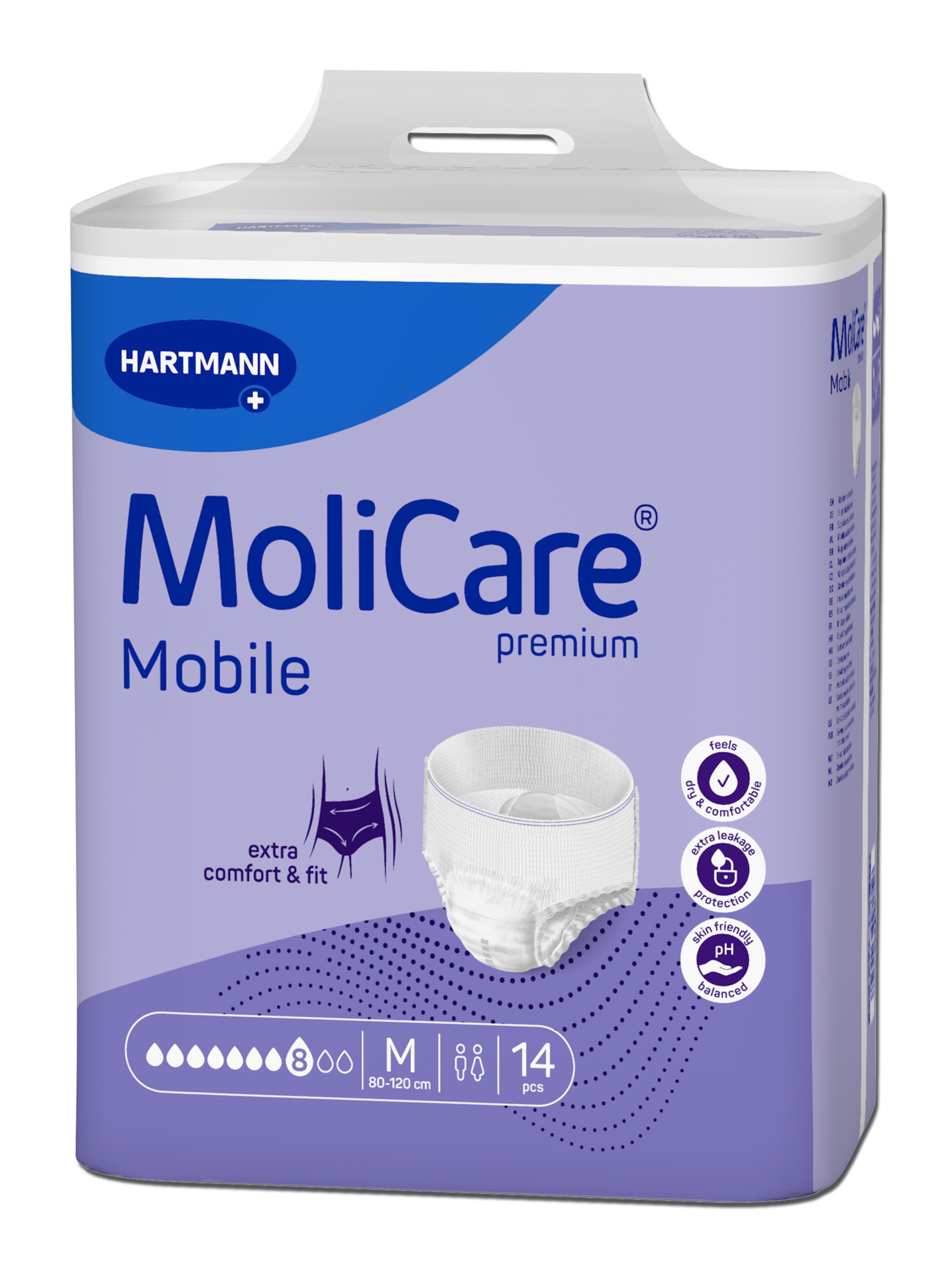 Cuecas para Incontinência Adulto MoliCare premium Mobile (8G) M - 14 unid. - Image 2