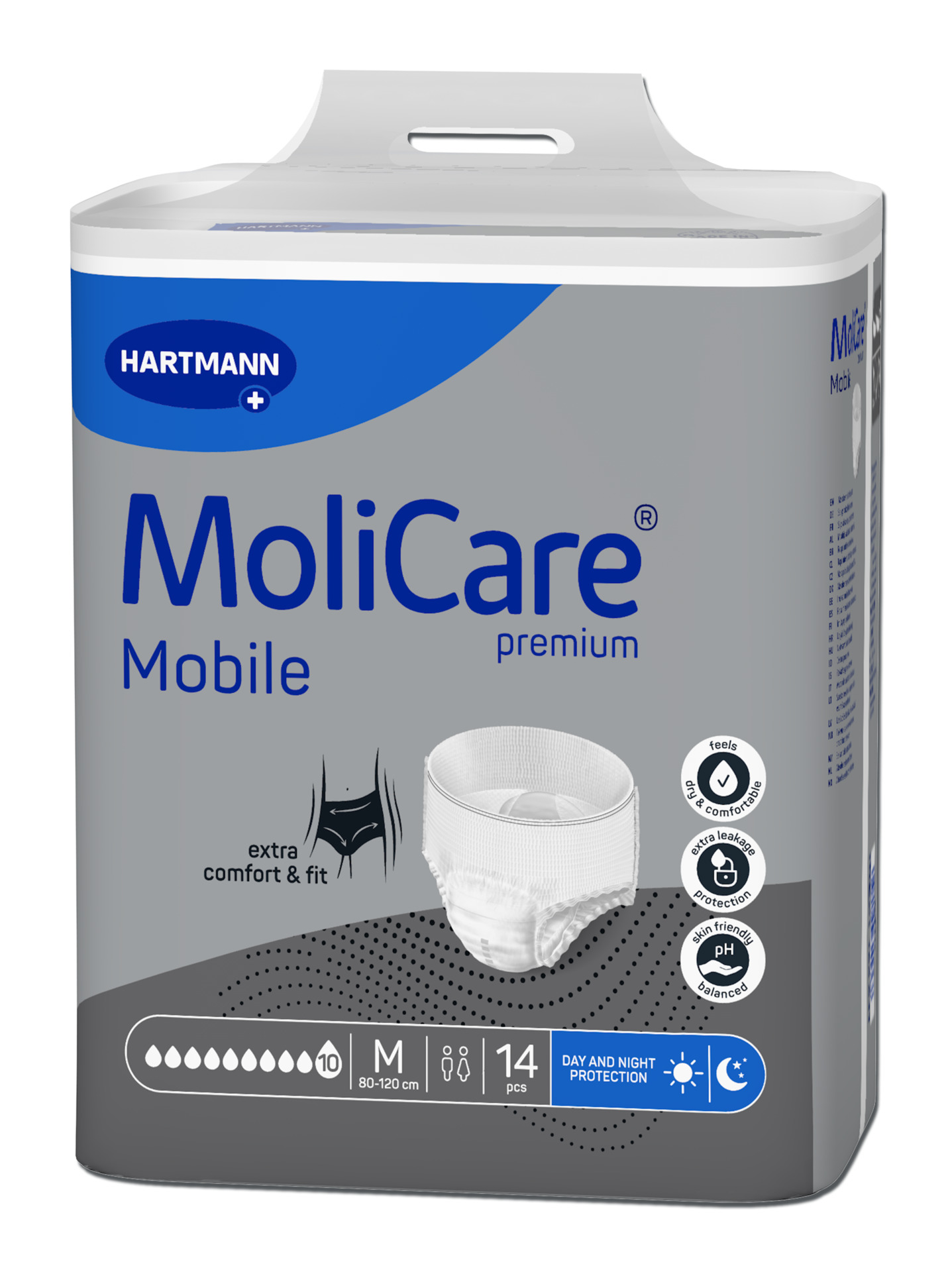 Cuecas para Incontinência Adulto MoliCare premium Mobile (10G) M - 14 unid. - Image 2