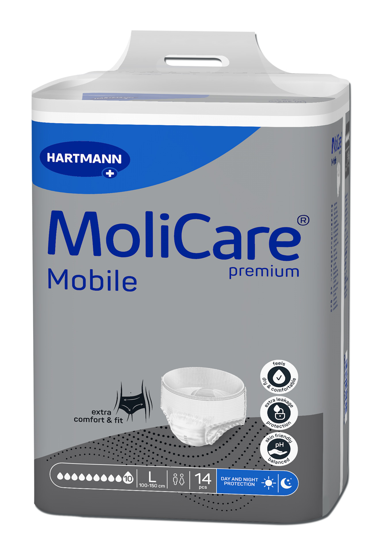 Cuecas para Incontinência Adulto MoliCare premium Mobile (10G) L - 14 unid. - Image 2