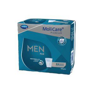Mini Pensos Anatómicos Descartáveis para Perdas de Urina (Homem) MoliCare premium MEN Pad (2G) - 14 unid.