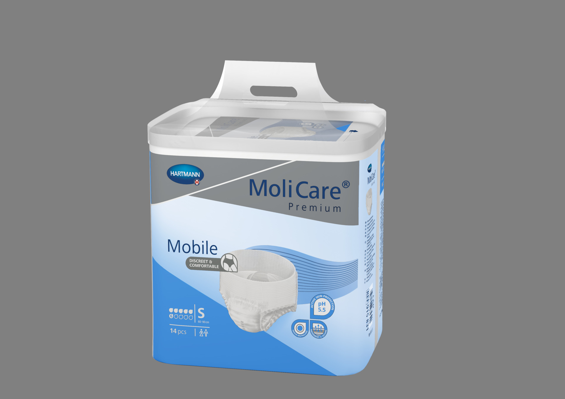 Cuecas para Incontinência Adulto MoliCare premium Mobile (6G) S - 14 unid. - Image 2