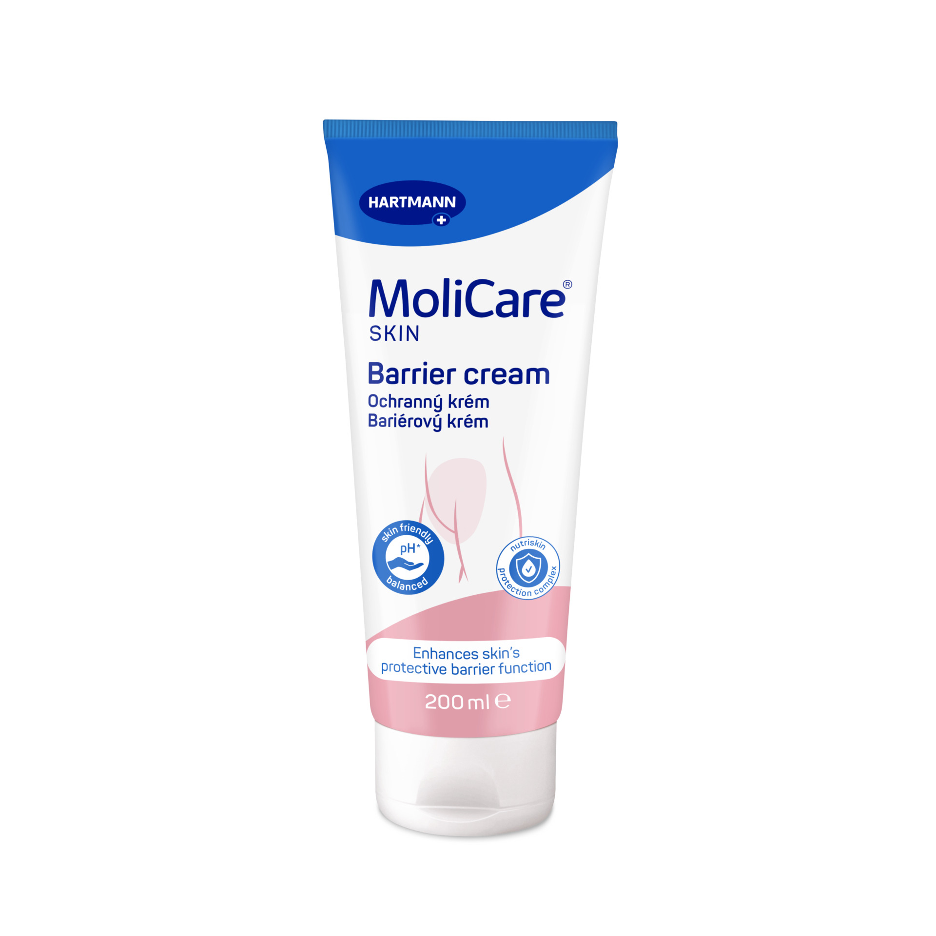 MoliCare Skin Creme de Barreira Cuidado Peles Maduras - 200 ml