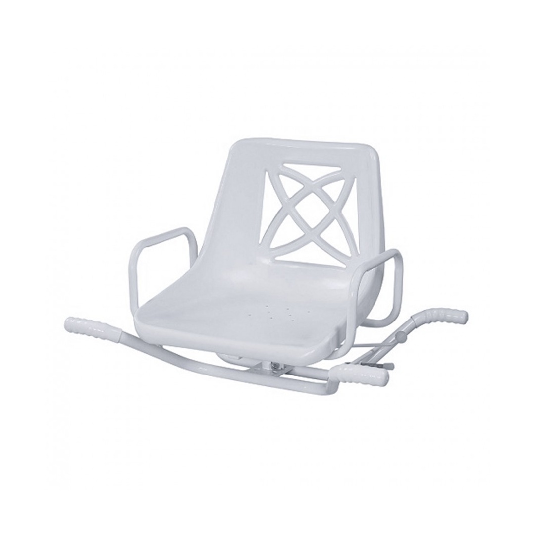 Cadeira de Banho Rotativa com Pega de Segurança