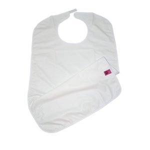 Babete Impermeável para Adulto com Laço 75x45cm Ubio